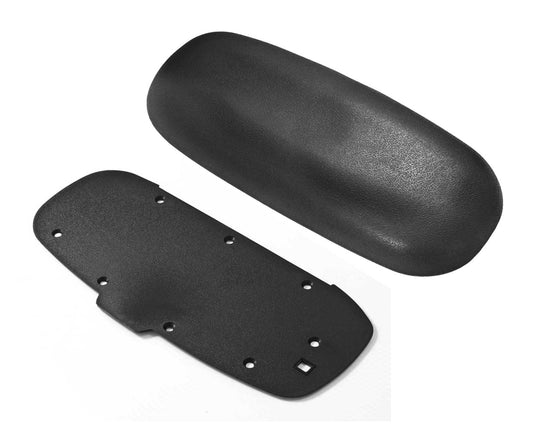 2001-2004 Ford Mustang Center Console Arm Rest Cover Pad Charcoal Black w/ Panel