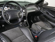 2001-2004 Ford Mustang Center Console Arm Rest Cover Pad Charcoal Black w/ Panel