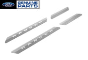 2019-2023 Ford Ranger Supercrew OEM Polished Stainless Door Sill Step Plates 4pc