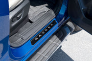2019-2023 Ford Ranger Supercrew OEM Black Platinum Stainless Door Sill Plates