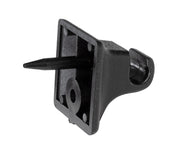 1985-2004 Ford Mustang Coupe Sun Visor Holder Retainer Clips Hooks Black - Pair