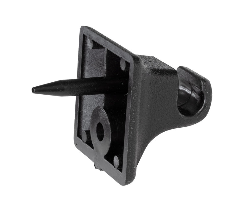 1985-2004 Ford Mustang Coupe Sun Visor Holder Retainer Clips Hooks Black - Pair