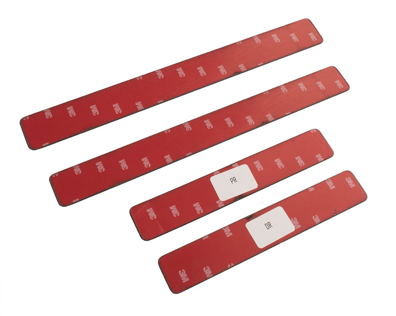 2022 Maverick Genuine Ford OEM 4pc Sill Step Plates Black Stainless Steel