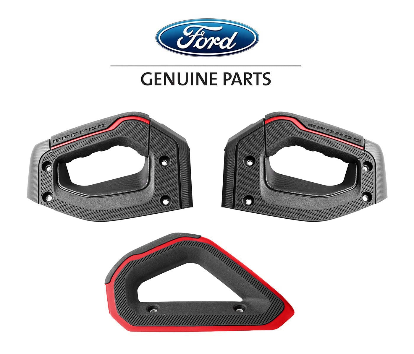 2021-2026 Ford Bronco OEM P2DZ-78044E42-AB Interior Red Grab