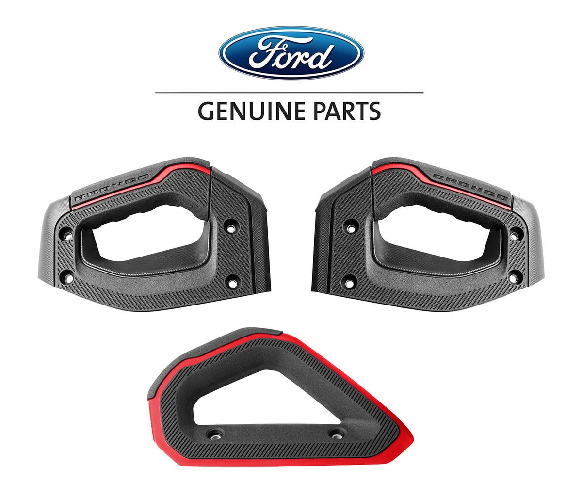 2021-2026 Ford Bronco OEM P2DZ-78044E42-AB Interior Red Grab