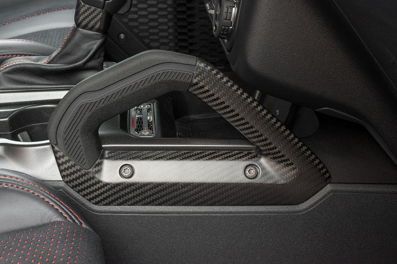 2021-2023 Bronco Raptor OEM M-7220-BCF 3pc Carbon Fiber & Orange Grab Handles