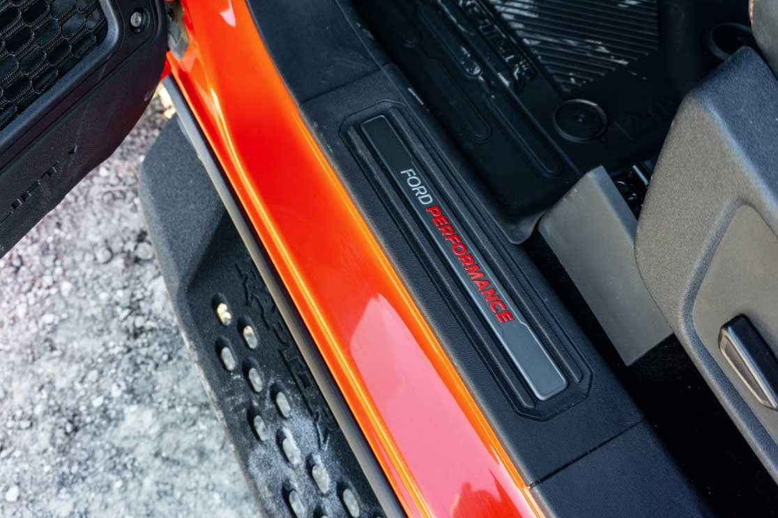 2021-2023 Bronco Raptor OEM Ford Performance Front Door Step Sill Plates LH RH