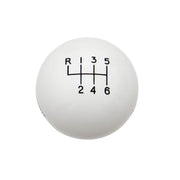 2015-2023 Mustang Hurst 6-Speed Manual Trans. White Gear Shifter Shift Knob