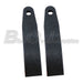 1979-1993 Mustang Male BLACK Seat Belt Holder Sleeves Covers Pair -