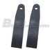 1979-1986 Mustang Male Seat Belt Holder Sleeves Covers Pair - Charcoal Gray