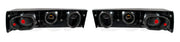1983-1984 Ford Mustang Black OEM Complete Rear Taillights Tail Lights LH RH NEW