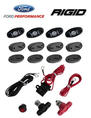Ford Bronco Ranger M-15200-RUNA RIGID 4pc Amber LED Off Road Rock Light Kit