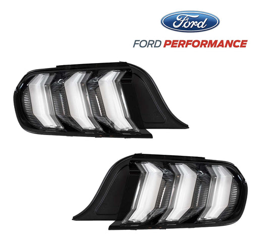 2018-2023 Mustang Genuine Ford OEM Stealth Package Clear Taillights Lamps LH RH