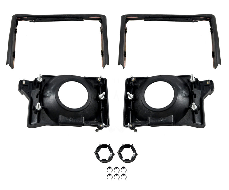 1987-1993 Ford Mustang GT LX 12 piece Stock Headlights w/ Mounting Upgrade Kit 
