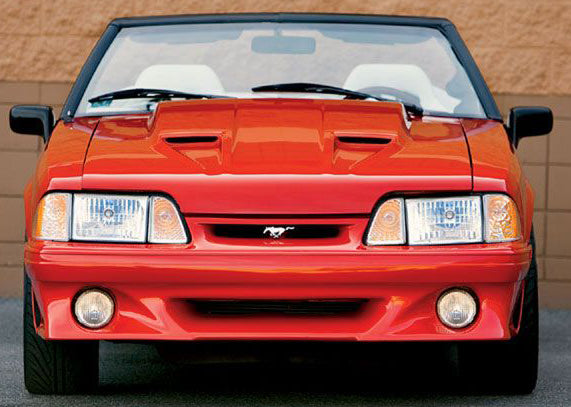 1987-1993 Mustang GT or Cobra Complete Stock Fog Light Bracket & H3 55W Bulb