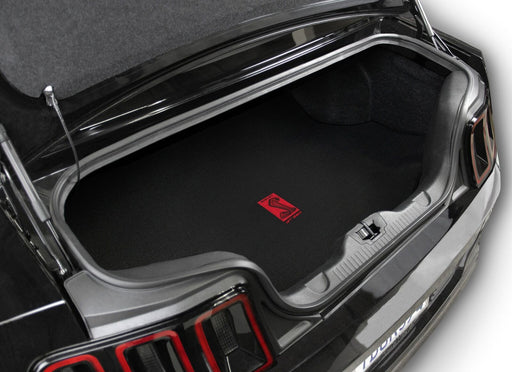2019-2020 Shelby w/ Subwoofer Black Velourtex Cargo Trunk Mat Red GT350R Snake
