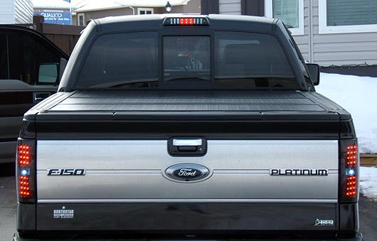 2009-2014 Ford F-150 & SVT Raptor Rear LED Tail Lights with Smoked Lens Finish