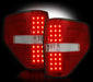 2009-2013 Ford F-150 & SVT Raptor Rear LED Tail Lights with Red Lens Finish