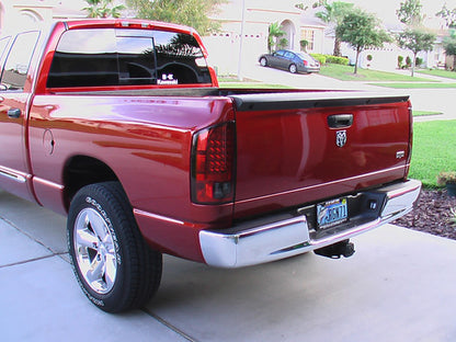 2002-06 Dodge Ram Rear Brake & Reverse Dark Red Taillights w/ Brake LED Bulbs