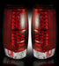 2007-2013 Chevy Avalanche Red LED Reverse Rear Brake Taillight Tail Light Lenses