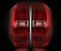 2014-16 Toyota Tundra Rear Brake Reverse Red Lense Taillights w/ Brake LED Bulbs
