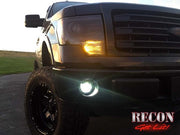 2009-2014 Ford F-150 Direct Fit CREE LED Clear Lower Fog Lights Lamps Pair