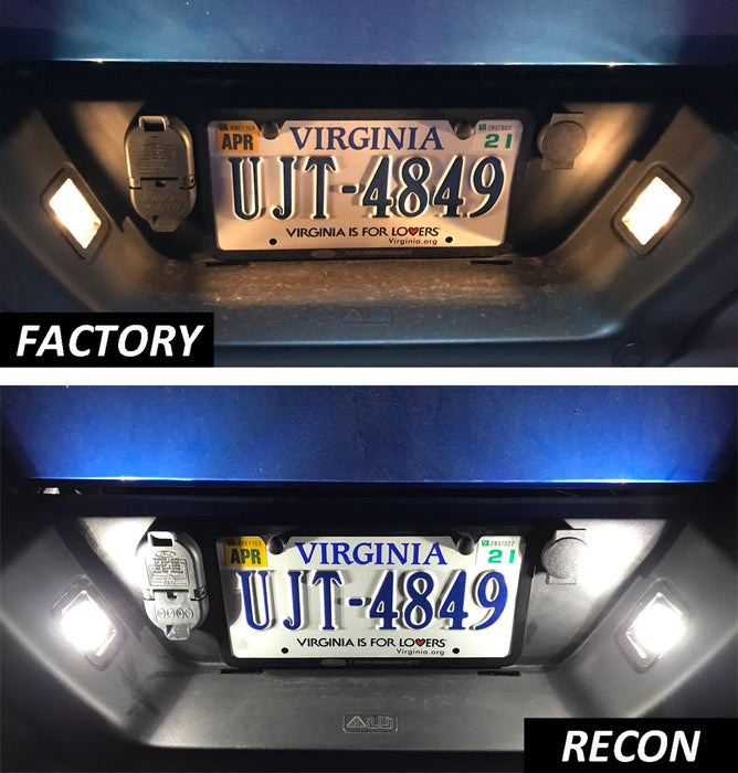 2015-2020 Ford F150 RECON 264905 Rear License Plate LED Lights Lenses Conversion