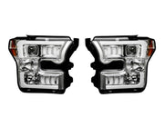 2015-2017 Ford F150 RECON Clear Lens Projector Headlights w/ LED Light Trim