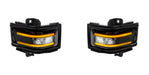 2017-2018 Superduty Platinum Smoked Side Mirror Amber LED Turn Signal Lights