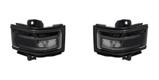 2017-2018 Superduty Platinum Smoked Side Mirror Amber LED Turn Signal Lights