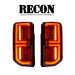 2021-2023 Ford Bronco RECON OLED Tail Lights w/ Smoked Lenses Pair LH RH