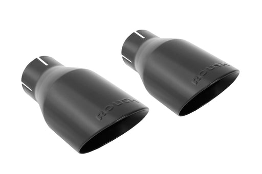 2015-2017 Mustang Black Powdercoated Roush 4.5" Exhaust Tips Pair 421834 421837