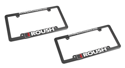 Mustang F-150 RS1 RS2 RS3 Roush Performance Front & Rear License Plate Frames