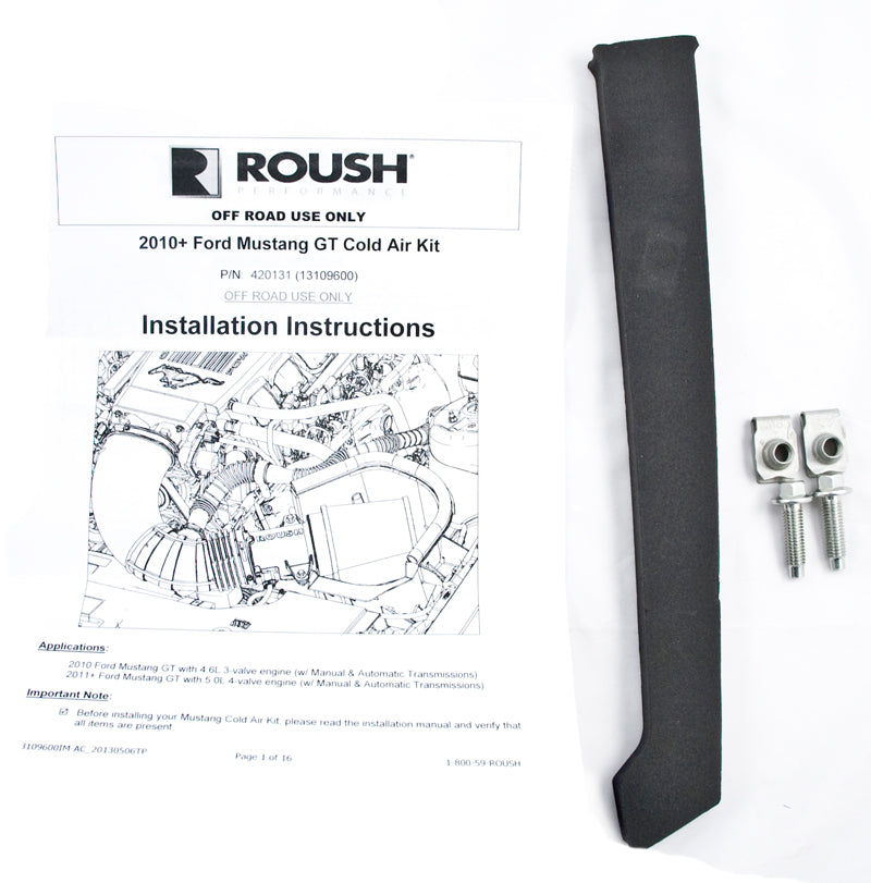 2010-2014 Ford Mustang GT 4.6 & 5.0 Roush Cold Air Intake Induction System Kit