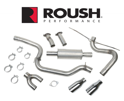 2013-2018 Ford Focus Roush 421610 3" Cat Back Performance Exhaust System w/ Tips