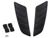 2015-2017 Ford Mustang GT 5.0 Roush 421869 Hood Vent Heat Extractors Black Pair
