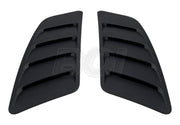 2015-2017 Ford Mustang GT 5.0 Roush 421869 Hood Vent Heat Extractors Black Pair