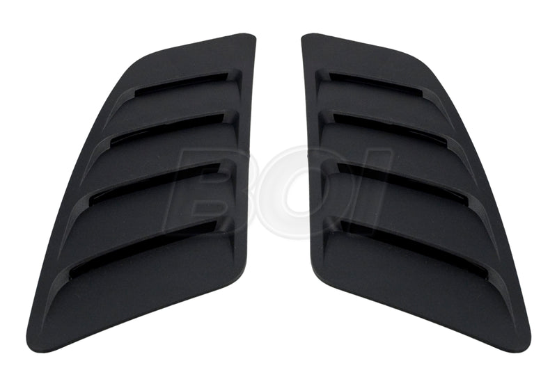 2015-2017 Ford Mustang GT 5.0 Roush 421869 Hood Vent Heat Extractors Black Pair