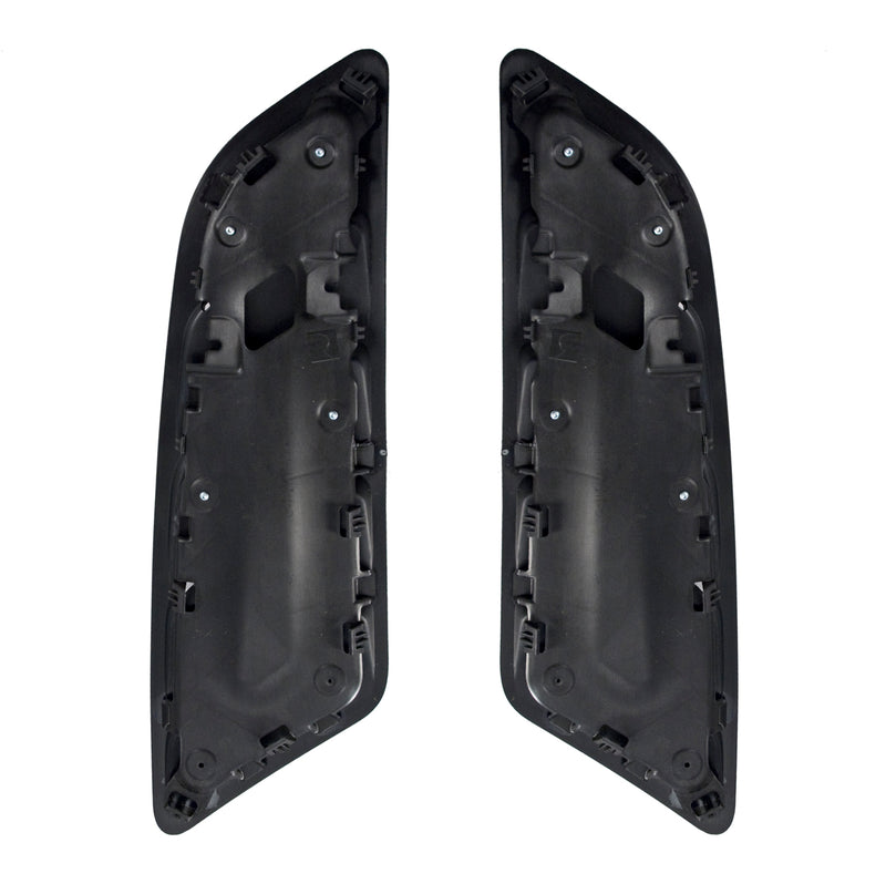 2015-2017 Ford Mustang GT 5.0 Roush 421869 Hood Vent Heat Extractors Black Pair