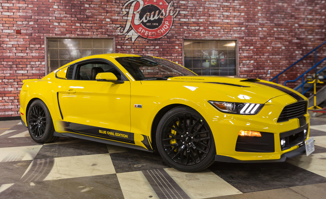 2015-2023 Mustang GT OEM Staggered Black Wheels 19" x 9" & 9.5" Set of 4 w/ TPMS