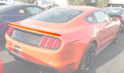 2015-2016 Mustang Coupe Roush Rear Spoiler Wing Competition Orange CY 421884 
