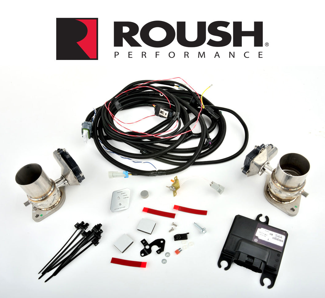 2015-2023 Mustang ROUSH Customizable Active Exhaust Upgrade Kit 421926