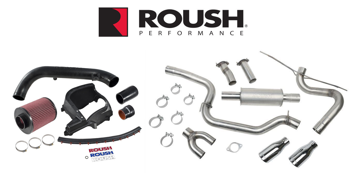 2013-2018 Ford Focus ST Roush Cat Back Exhaust & Cold Air Engine Intake Kit