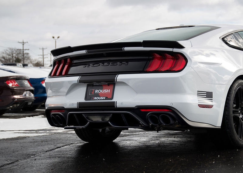 2018-2023 Ford Mustang Roush 422085 Rear Lower Bumper Valance Aero Foil Kit