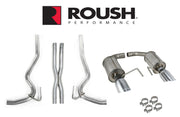2015-2017 Mustang GT 5.0L V8 Roush 422092 Cat-Back Exhaust System w/ X Pipe