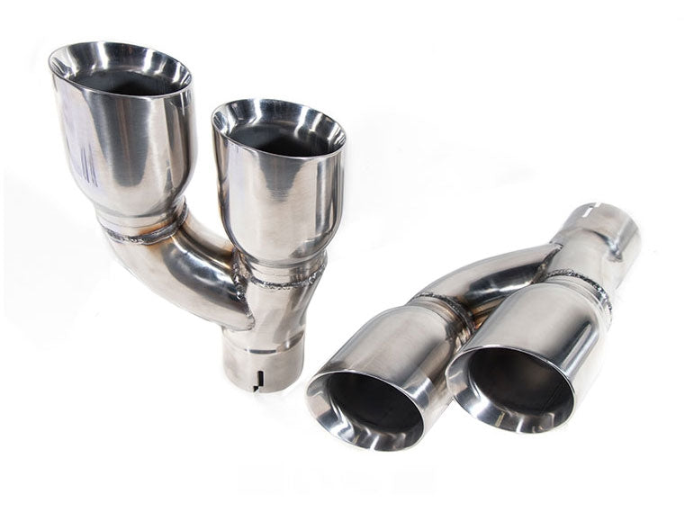 2018-2023 Ford Mustang GT Roush Axle Back Quad Tip Exhaust System & X-Pipe Kit