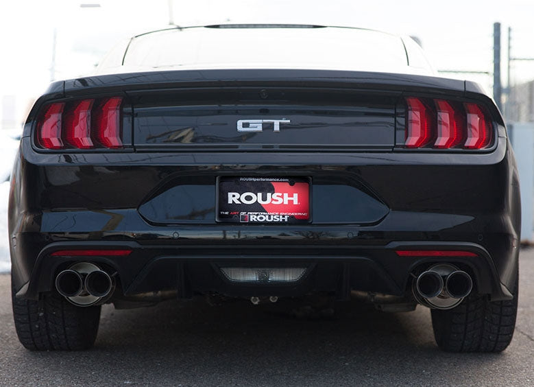 2018-2023 Ford Mustang GT Roush 422097 Axle Back Quad Tip Exhaust System