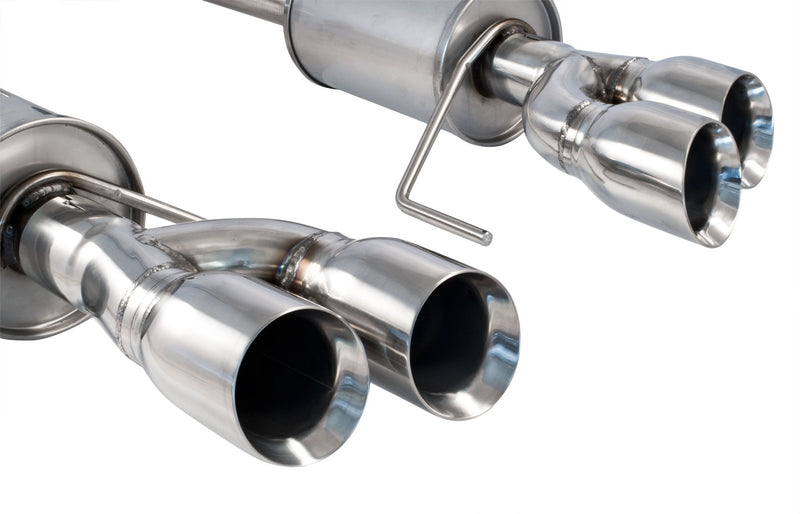 2018-2023 Ford Mustang GT Roush Axle Back Quad Tip Exhaust System & X-Pipe Kit