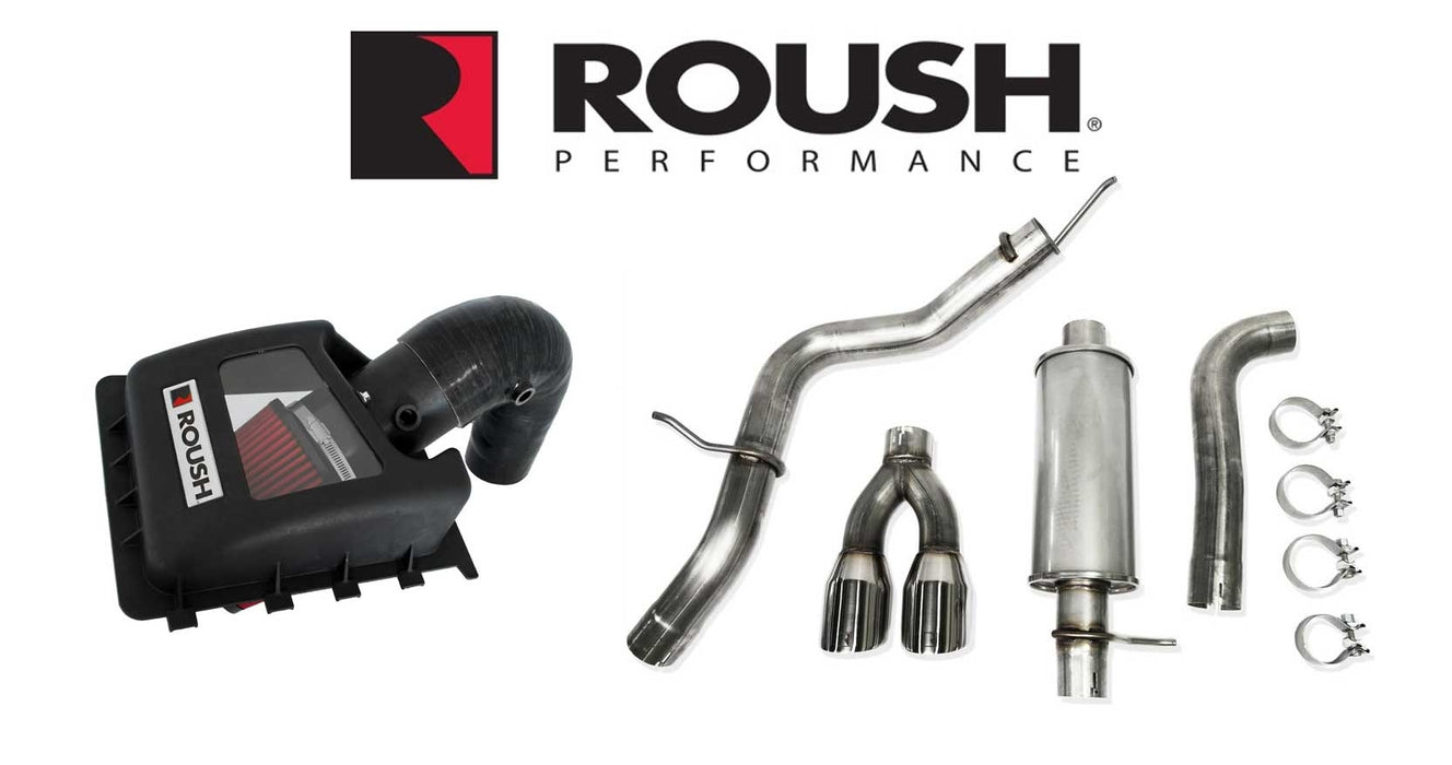Ford Ranger Raptor Roush Intake 2019-2023 Ford Ranger 2.3L Roush Cold Air Intake & Dual Side Exit Exha ...