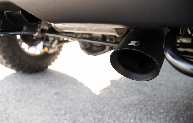 Bronco Roush Exhaust 2021-2026 Ford Bronco Roush 422234 Axle Back Exhaust System w/ Black T ...